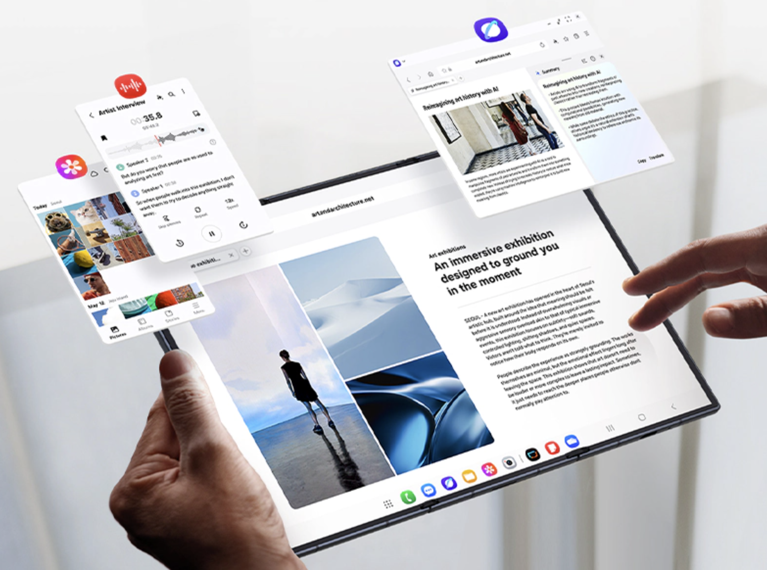 TriFold 멀티태스킹